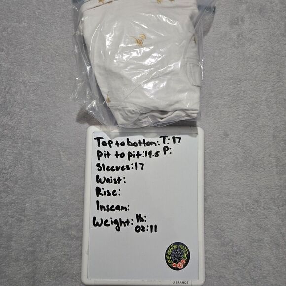 Vintage PG Collections Womens White Floral Embroidery Zip Up Denim Jacket Size S - Picture 6 of 6